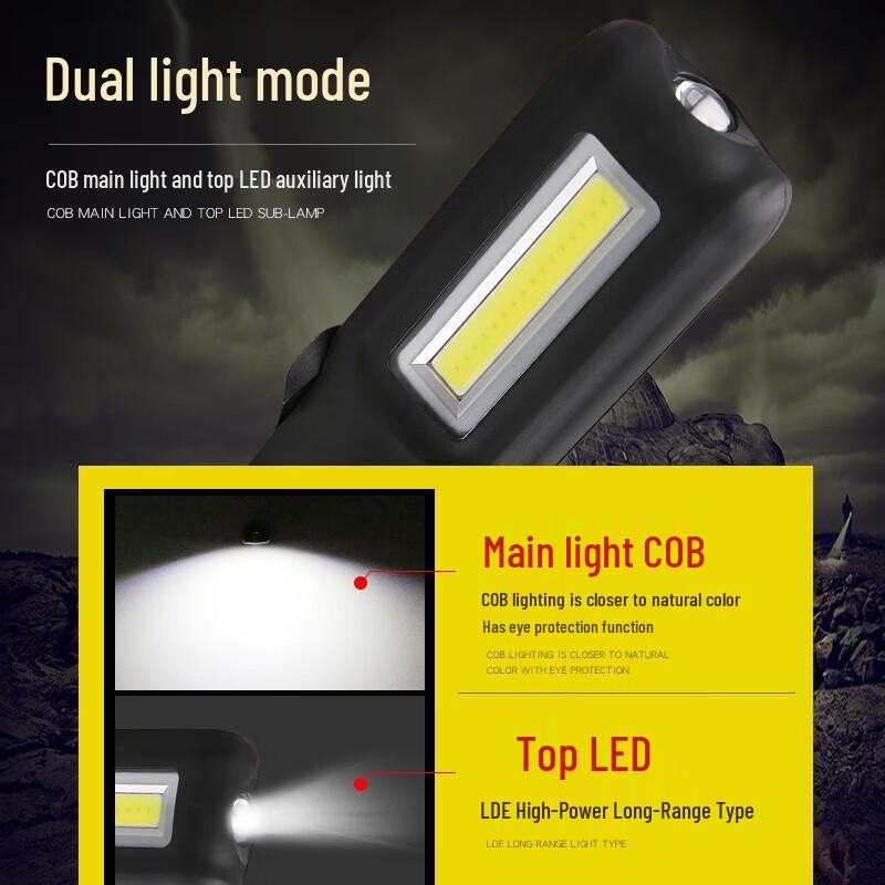 SupFire G12 Rechargeable LED Work Flashlight