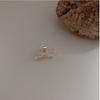 Geometric Love Heart Zinc Zinc Alloy Gift Pearl Women Hairpin Small Crab Clip Hair Accessories Bow Hair Claw