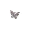 Banquet Luxury Zircon Butterfly Open Ring – Elegant High-End Women's Index Ring