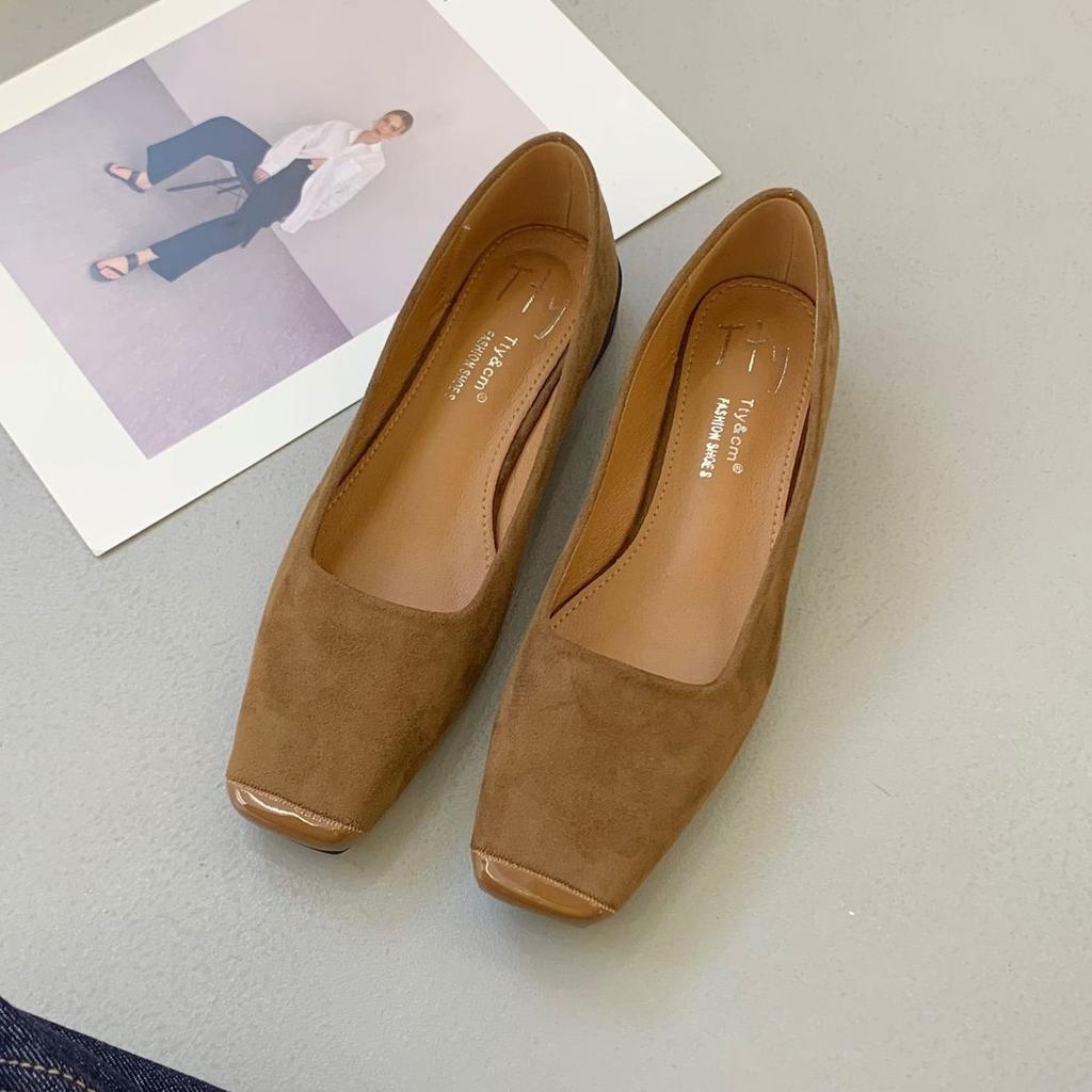 Fashion Bailamos Women Soft Ballet Flats Foldable Roll-Up Shoes Brief Square Toe Grandma Shoes Woman Retro Moccasins Slip On Loafers Muj