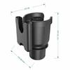 Portabicchieri per Auto 2 in 1 con Supporto Porta Cellulare Adattatore Espansore Portabicchieri Organizzatore Multifunzione per Bottiglie e Bicchieri