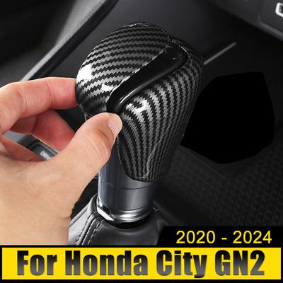 Autozubehör Für Honda City GN2 2020 2021 2022 2023 2024 ABS Schaltknauf Kopfabdeckung Automatikgetriebe Zieraufkleber
