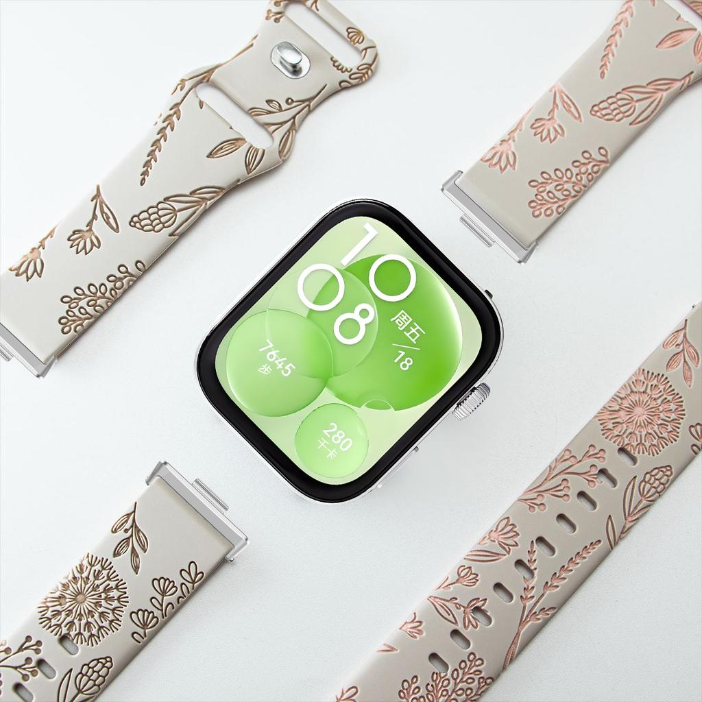 New Silicone Strap For Huawei Fit4 Pro Two-tone Silicone Replacement Women Watch Band for Huawei Fit3 Fit2 Fit4 Watch Accessory