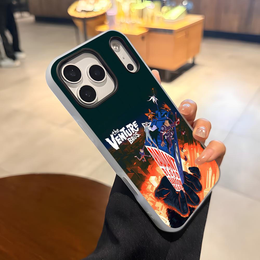 

Anime The V-Venture B-Bros Phone Case For IPhone 17 Air 16 E 15 14 Plus 13 12 11 Pro Max Jelly 2 In 1 Protective Case iPhone 12