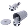 3D Printed Raccoon Figure Toy Models Cute Articulated Raccoon Toy Stress Relief Toy  Room Decor