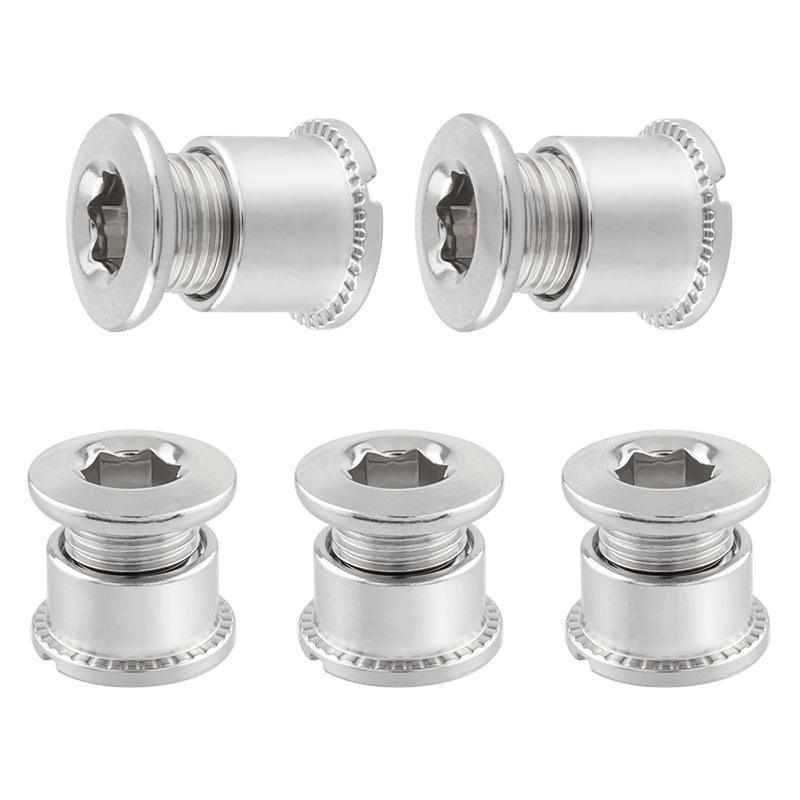 5Pcs Bolts Chainring Screws Bicycle Bike Part Tool Repair Road Bike Silver Single/Double/Triple Carbon Steel