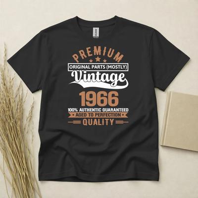 60th Birthday T Shirt Born In 1966 Gift 60 Year Old T-Shirt Premium Original