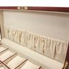 IGIMI Watch Storage Case Brown Wood Grain 10 Watch Display Box Lock Key