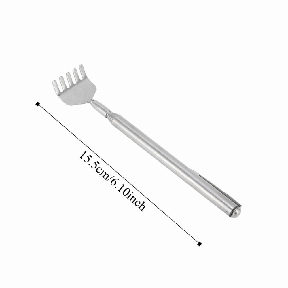 10Pcs with Pen Clip Back Scratcher Stainless Steel Itch Relief Tool Handheld Massager Back Itching