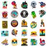 50 Coole Skateboard-Sticker, Personalisierte Cartoon-Balance-Car-Roller-Koffer-Gitarren-Auto-Graffiti-Sticker