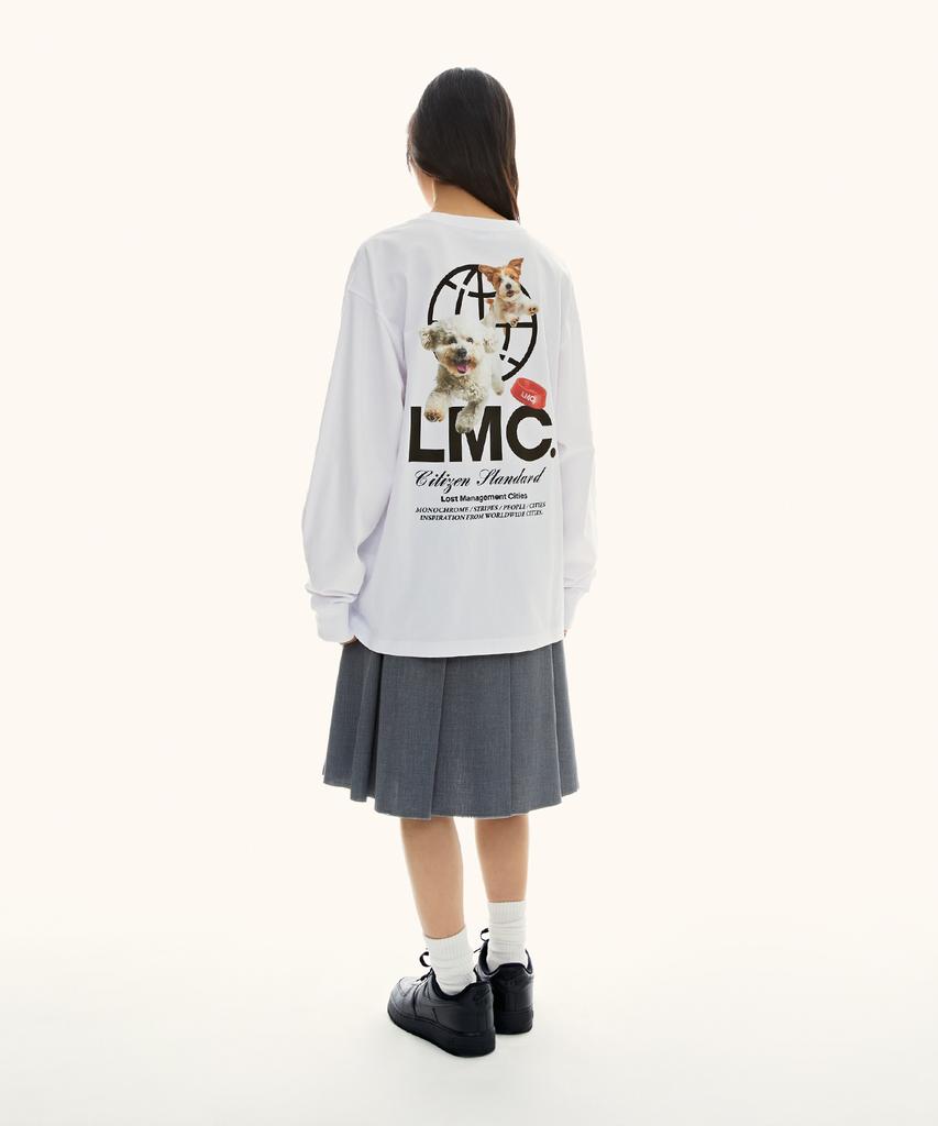 LMC Flying Puppy Long Slv Tee Sand