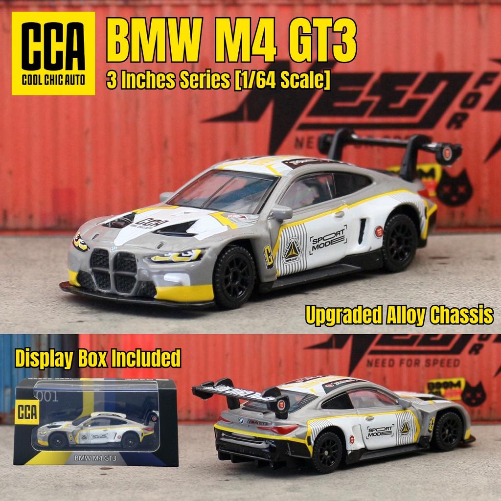 ACD1 1/64 BMW M4 GT3 Toy Car Model CCA MSZ 1:64 Diecast Vehicle Miniature Free Wheels Collection Suitable for Hot Wheels Gift Kid