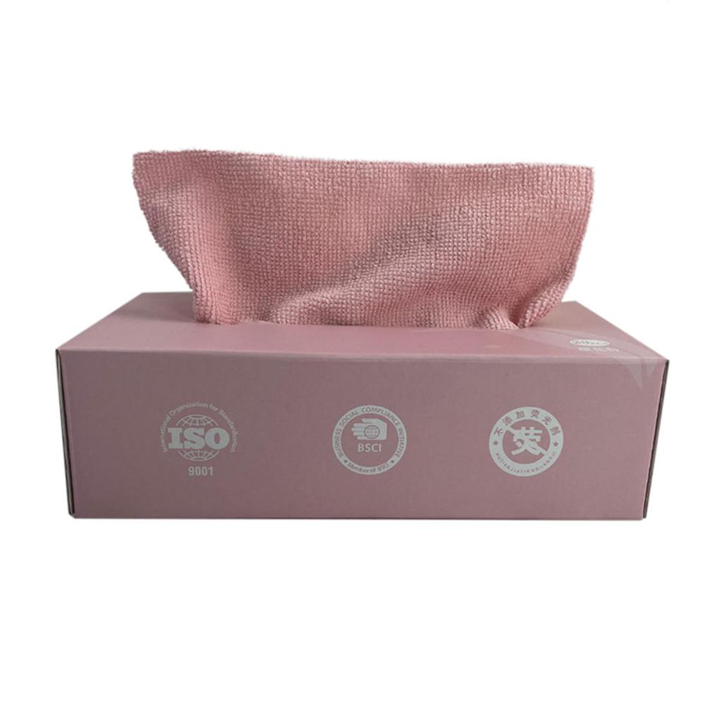 Box Absorbent Microfiber Kitchen Cleaning Towel Non-stick Dish Cloth Rags Napkins Tableware Home Cleaning Towels