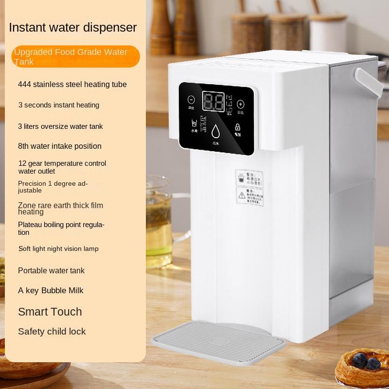 

Фильтрация Мгновенный Диспенсер Для Воды Секундный Горячий Водный Настольный Быстрый Нагрев Мини Настольный Диспенсер Для Воды Маленький Чайник EU белый