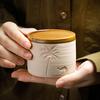 Midden-Oosterse Koffiemok Rustieke Keramische Mok met Artistiek Patroon Lekkagebestendig Ergonomische Greep Drinkbeker voor Hete Koffie En Hete Chocolade