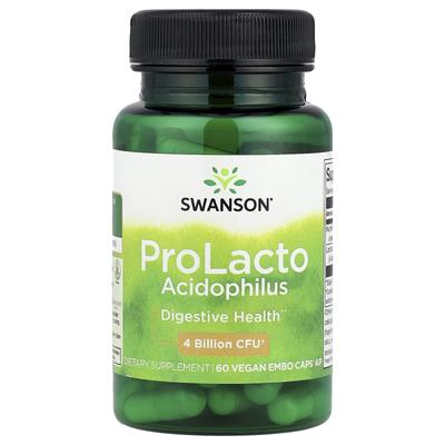 Prolacto Acidophilus, 4 Milliarden KBE, Vegane Embo Caps® 60 Tabletten
