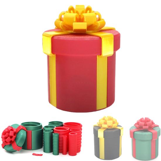 Annoying Nested Screw Gift Box 3D Printed Annoying Present Box Reusable Cash Gift Prank Puzzle Box Christmas Birthdays Gag Gifts