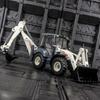 1/50 Simulation Scale Alloy Engineering Vehicle Model Two-way Forklift Excavator Simulation Rich In Details, Finely Crafted
