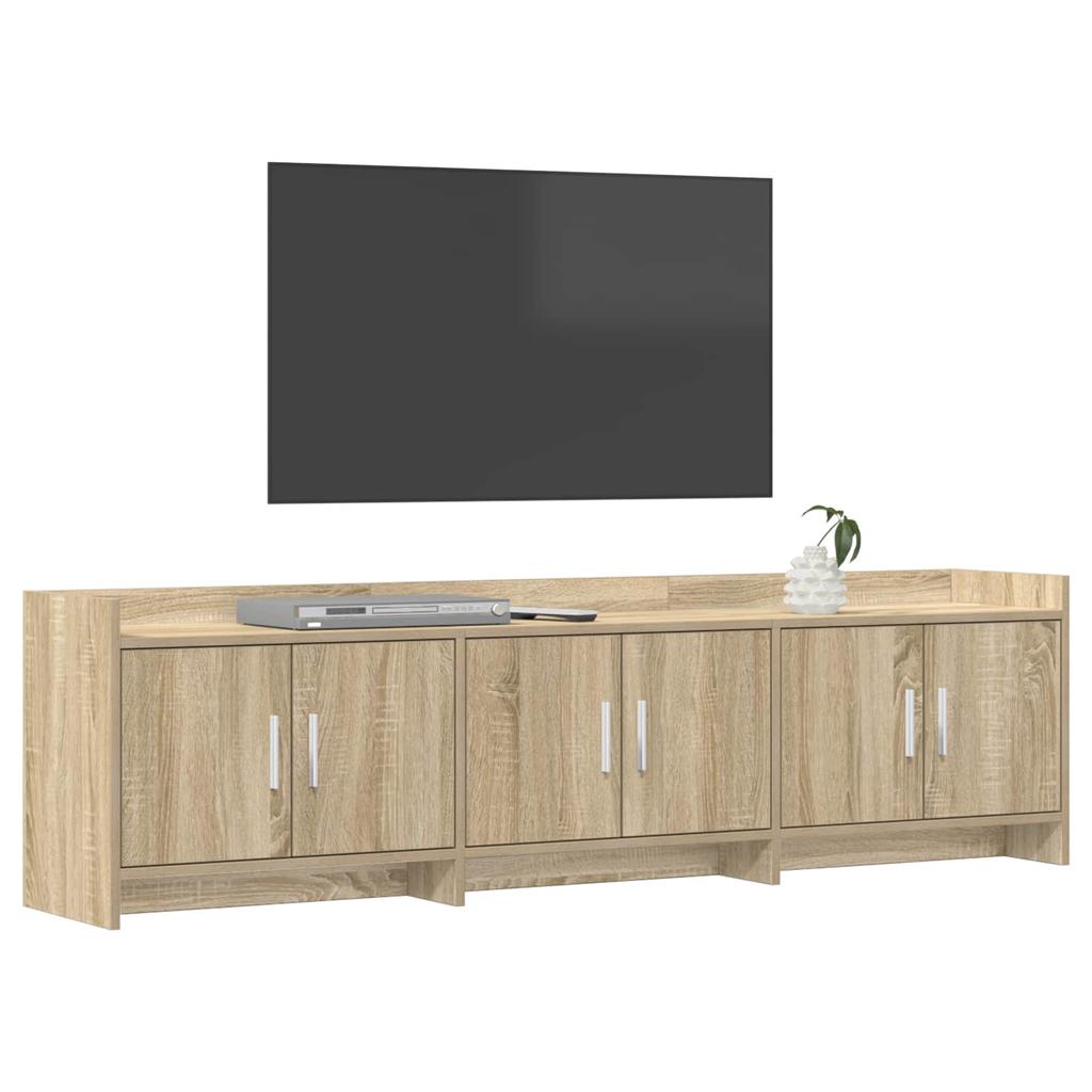 TV Cabinet 168 x 33 x 47 cm Sonoma Oak Wood Based Material