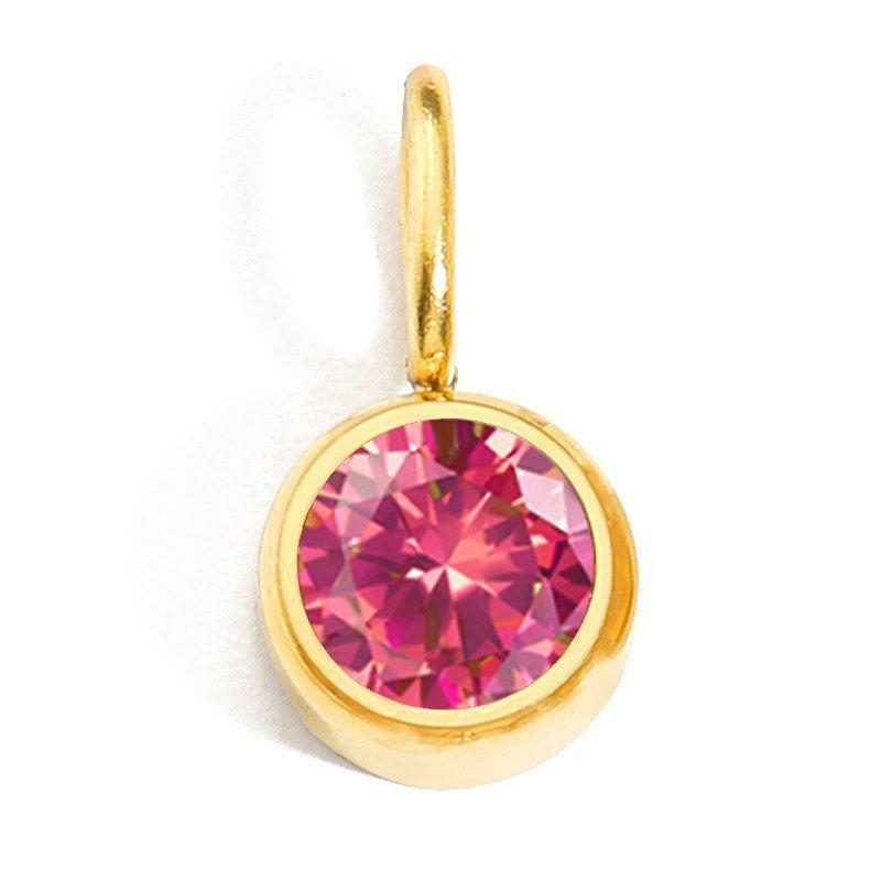 CARLIDANA Fine Jewelry Charms Hot Birthstone Necklace Fashion Simple Zircon Stainless Steel Necklace Christmas Birthday Gift