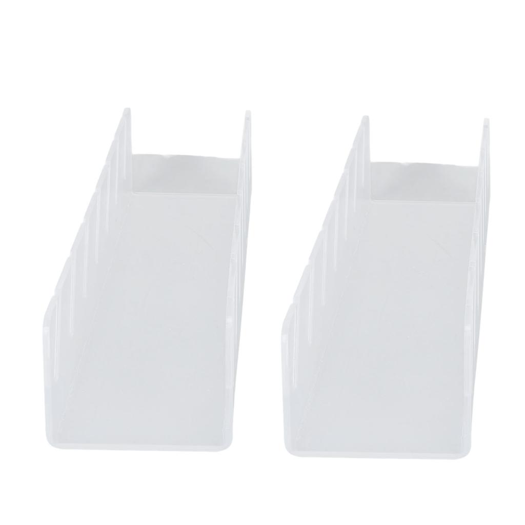 2 szt. Uchwyt na czapki Akrylowy 14 Miejsc Antypoślizgowy Wielofunkcyjny Stojak na Czapki Baseballowe do Sypialni Szafki Toaletki