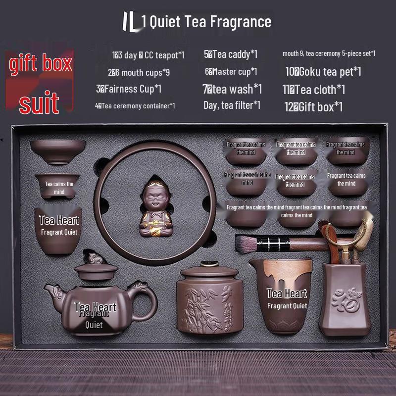 Handmade Zisha Gongfu Tea Set