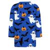 Damenmode Lässig Dreiviertelärmel Halloween-Print Rundhals-Top
