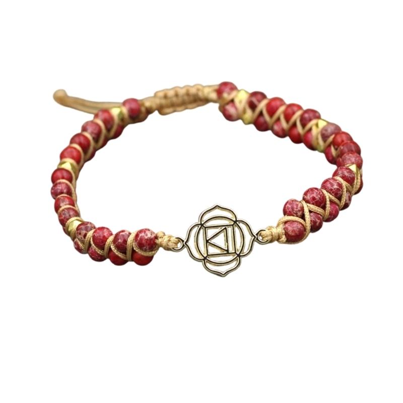 Verstellbares Unisex Armband mit natürlichen Türkisperlen, zweireihig, mit Baum-Anhänger für einen stilvollen Look