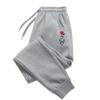 Mens Outdoor Casual Pants 2D Print Comfortable Loose Fit Multi Pockets