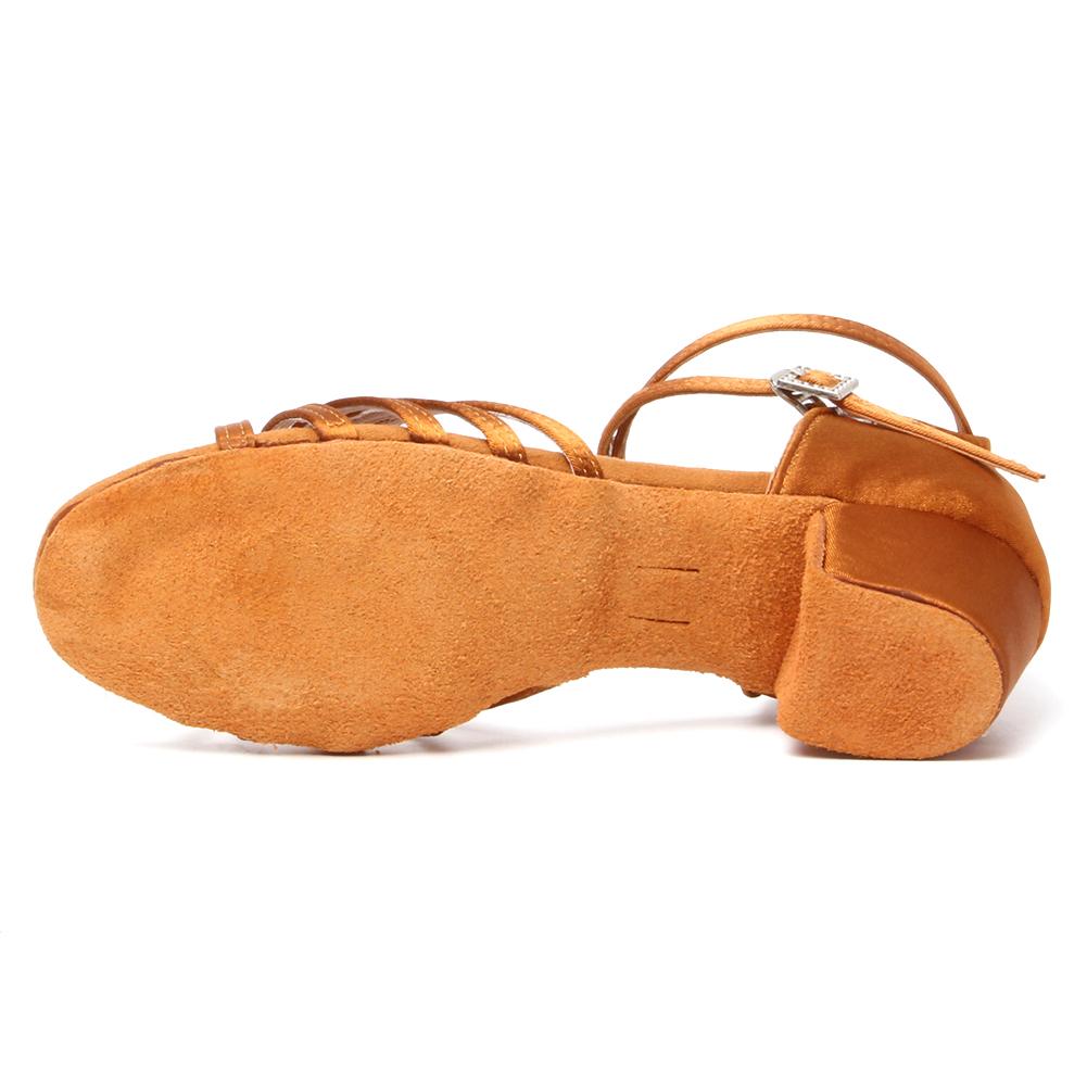 Girls Children/child/kids Ballroom Tango Salsa Latin Dance Shoes Low Heel Shoes 6colors