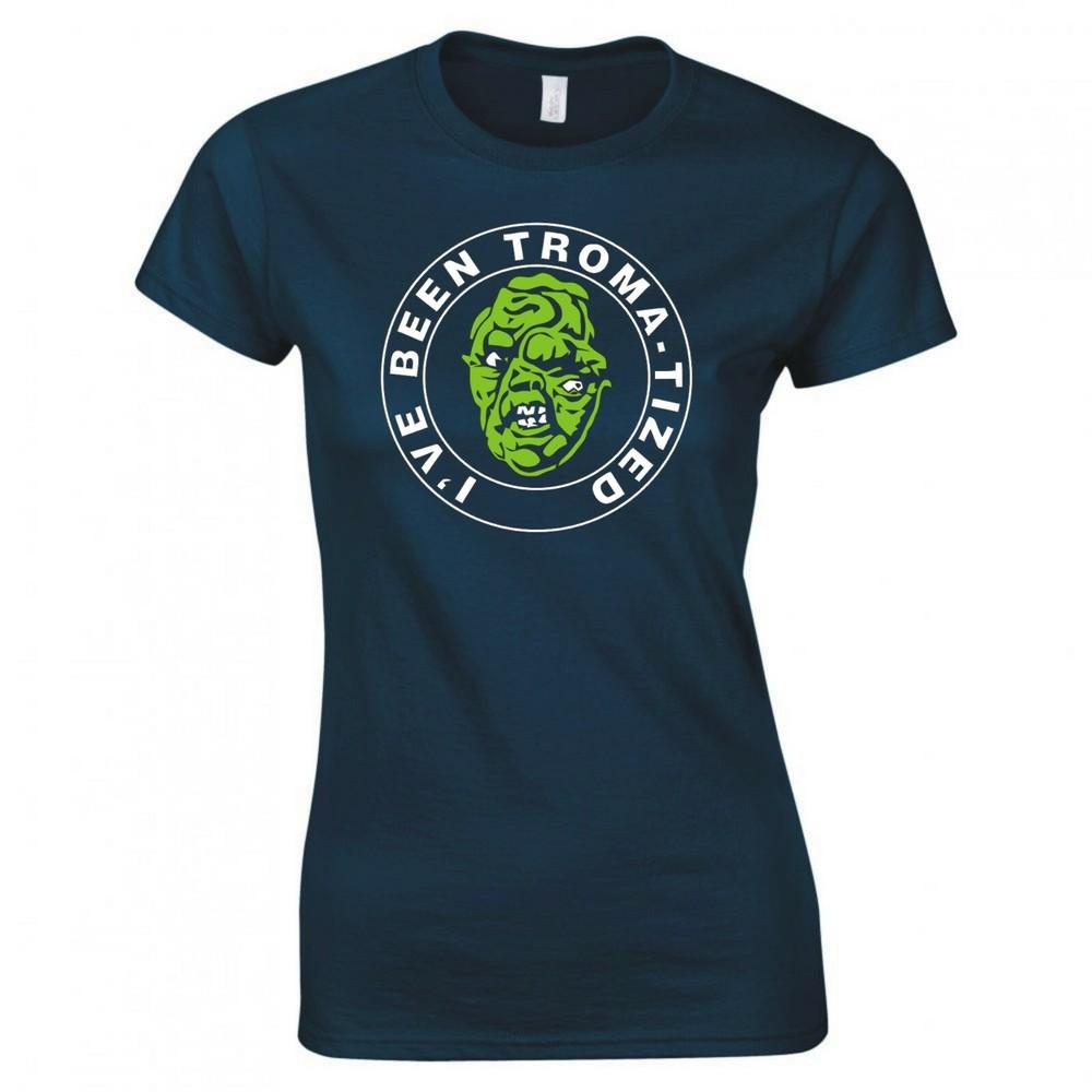 Inspired By The Toxic Avenger Ive Been TromaTized Ladies Skinny Fit Tshirt S