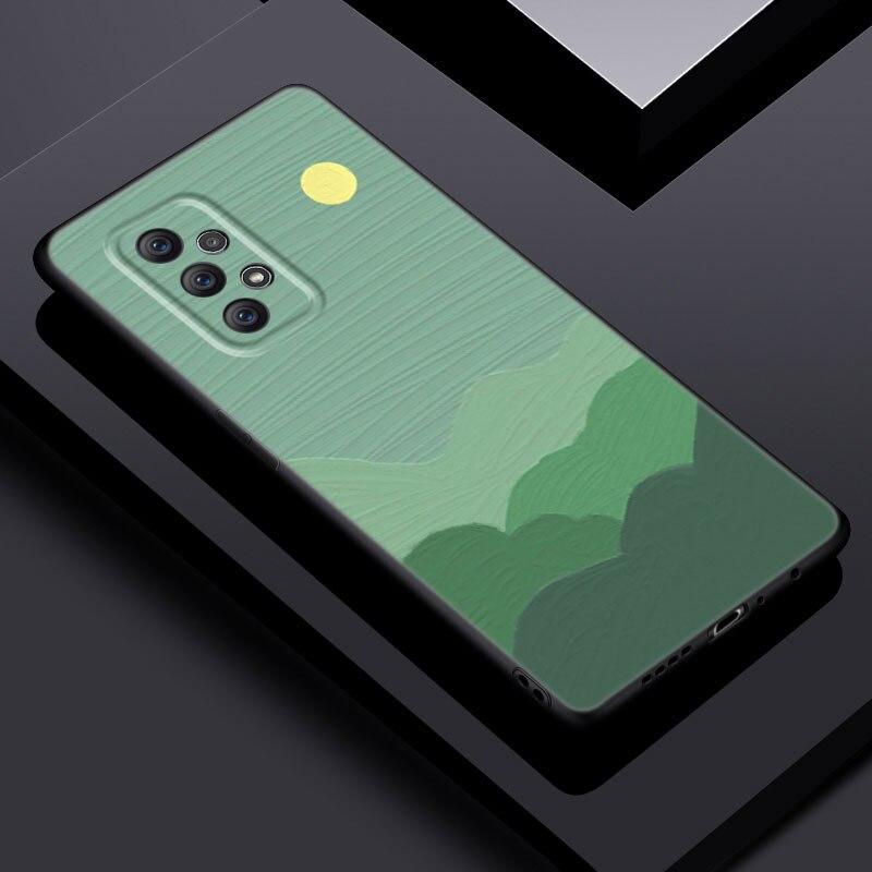 Emboss Flower Art Phone Case For Samsung Galaxy A21 A30 A50 A52 S A13 A22 A32 A33 A53 A73 5G A11 A12 A31 A51 A70 A71 A72 Cover