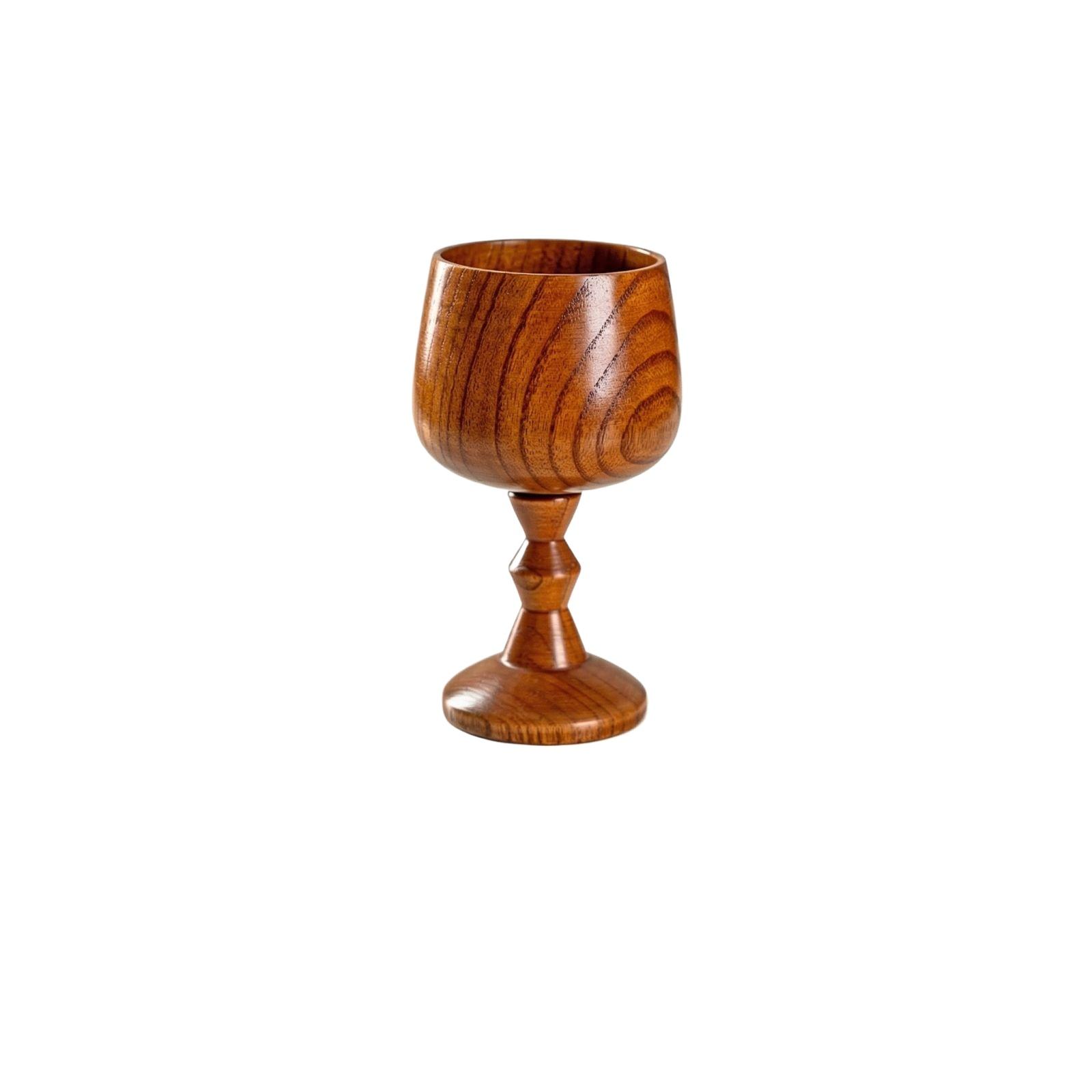 Wooden Stemmed Wine Glass, Decorative Stemmed Glass, Suitable For Parties And Festivals, Stylish Wine And Cocktail Drinking Glass.