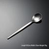 Qianxing Portugal Style Matte 304 Stainless Steel Dessert Spoons