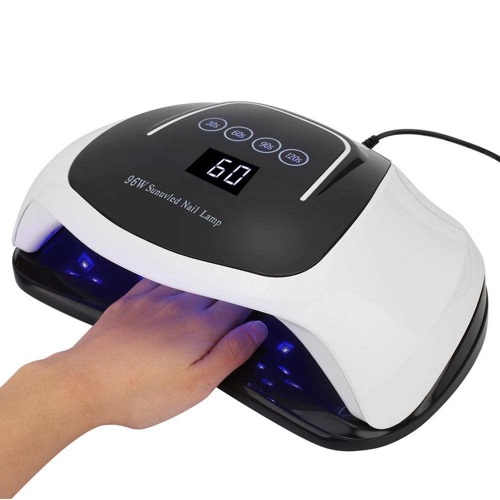 96W LED UV Nail Lamp Gel Nail Polish Dryer Quick Drying Nail Art Machine