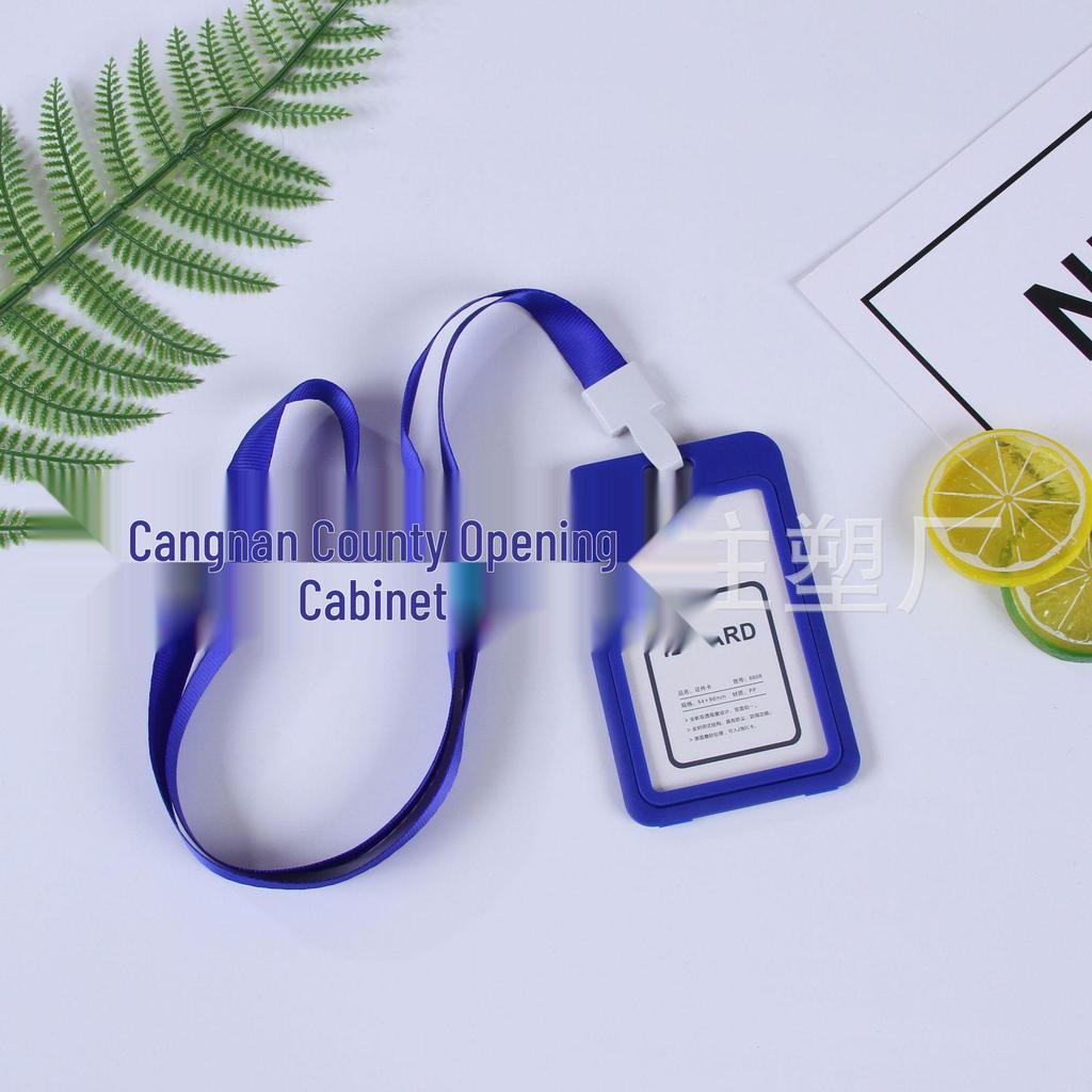 Double-Sided Transparent Colored ID Badge Holder Sleeve