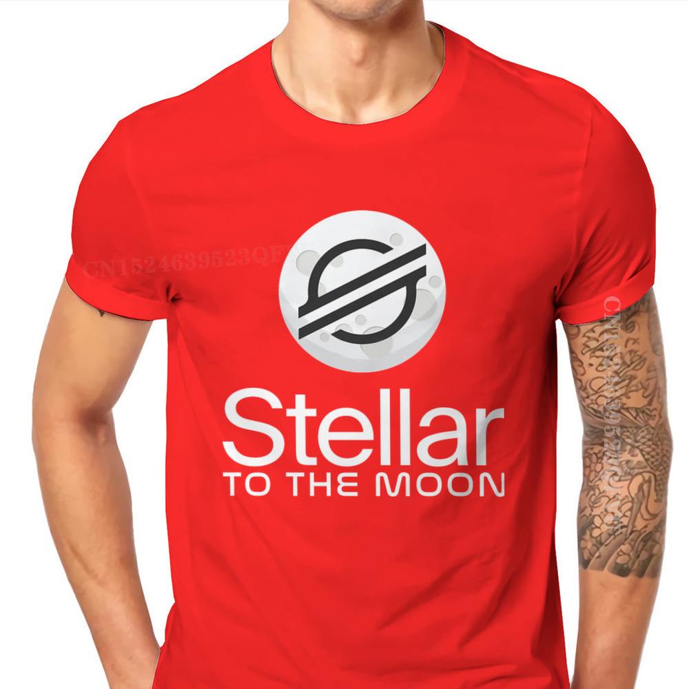 Classic Hip Hop Tshirts Stellar Crypto XLM Coin Cryptocurrency Tops Comfortable Unisex T Shirts Unisex Tshirt Clothing Gift Clothes