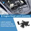 Hood Latch Assembly for Honda Odyssey 3.5L 2014-2017 Engine Hood Latch Lock Release No.74120TK8507 1 Pcs