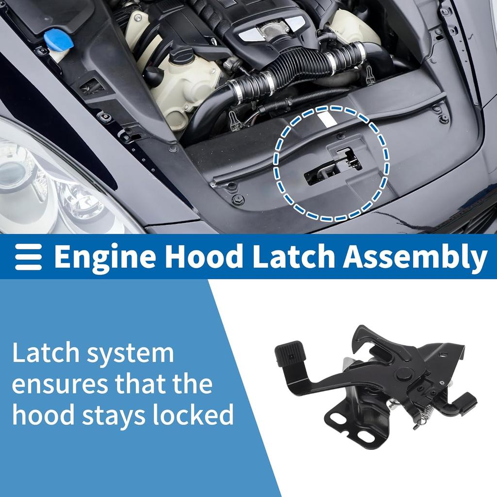 Hood Latch Assembly for Honda Odyssey 3.5L 2014-2017 Engine Hood Latch Lock Release No.74120TK8507 1 Pcs