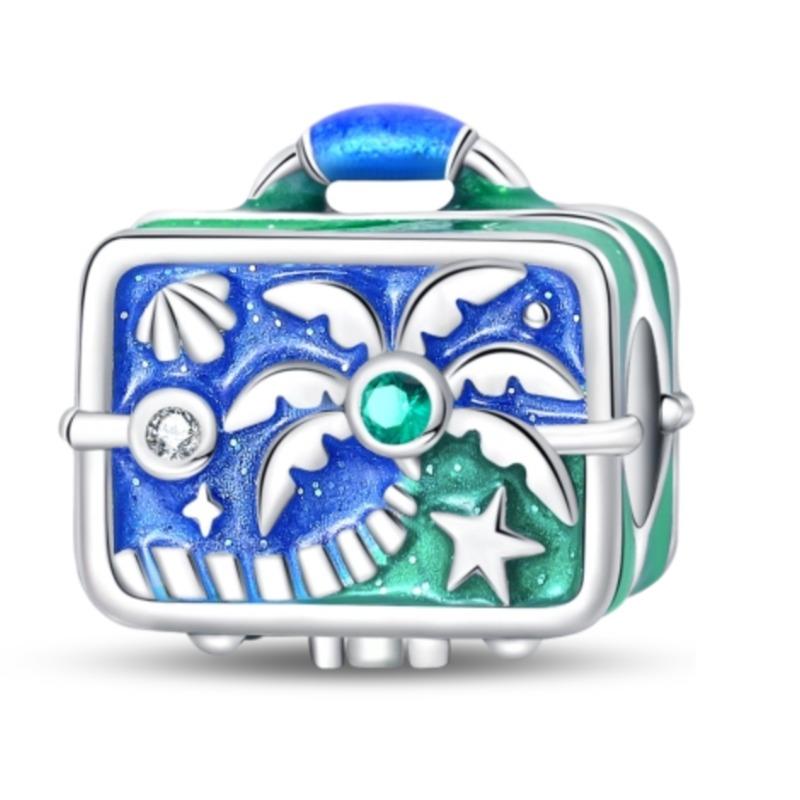 Original Charms Platacopper Luminous Halobios Charm Turtles Mermaids Starfish Bead Fit 3Mm Bracelet Diy For Women Jewelry