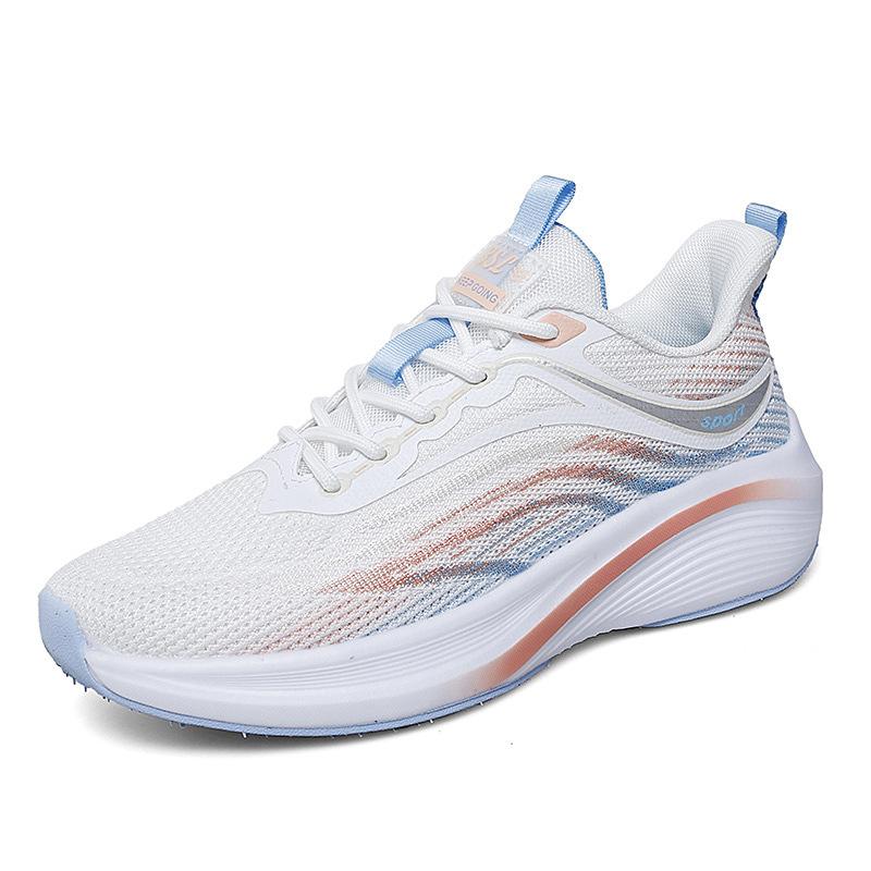 Women's shoes autumn sports shoes black soft-soled casual and lightweight mesh sports students shock-absorbing running shoes