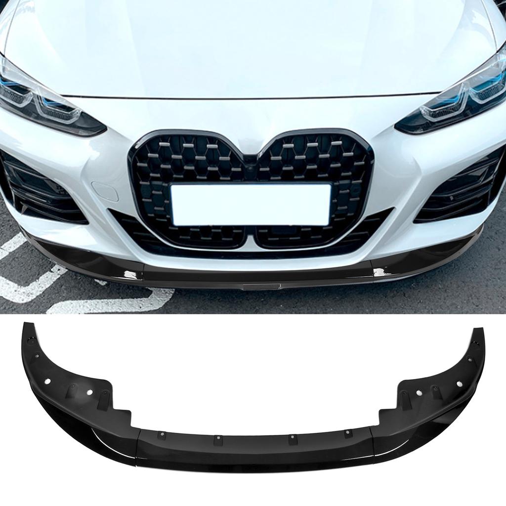 3PCS Front Bumper Splitter Lip Spoiler Replacement For 4 Series 2 3 6 M Sport 2020‑2023