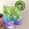 50pcs Creative Summer Beverages PET Transparent Material Stickers Handheld Account Material Decorative Decal