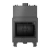 Water Heating Fireplace KRATKI MBM 12 kW Ø 180 Black Thermotec Lining