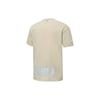 Puma Pocket Ss Tee With Solid Color Logo And Round Neck Unisex Tops Off-White 671962-64