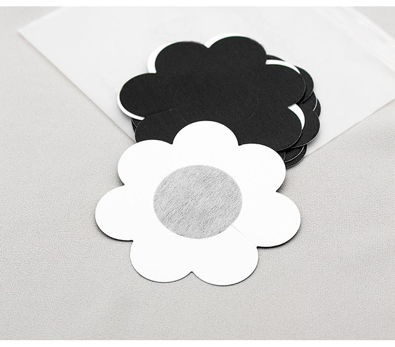 Unsichtbare Nippelaufkleber aus Seide - Ultradünn, Atmungsaktiv, Anti-Knubbel, Einweg-Brustabdeckungen