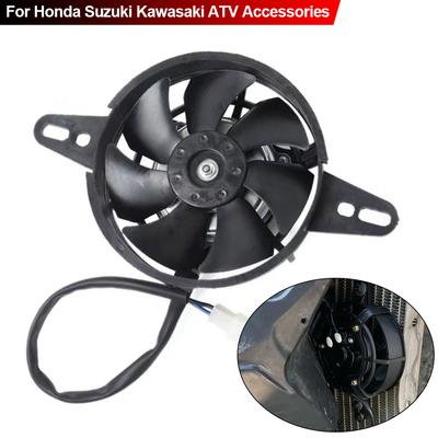 12V Motorcycle Cooling Fan Oil Cooler Engine Electric Radiator For Honda Suzuki Kawasaki ATV Accessories