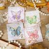 Colorful Butterflies Metal Bookmarks for Birthday Gifts Collector Souvenir Book Lovers Writers Readers Friends Students Festival Stationery Supplies