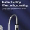3000W Household Fast Heating Faucet Intelligent Digital Display Screen High-power Electric Water Heater Instant Hot Electric Faucet 36 * 20cm