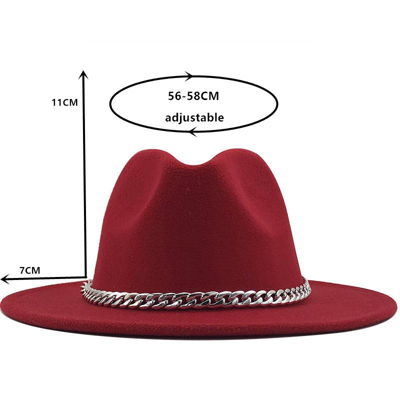 eBay Autumn and Winter New Black Woolen Top Hat European and American Fashion Jazz Hat